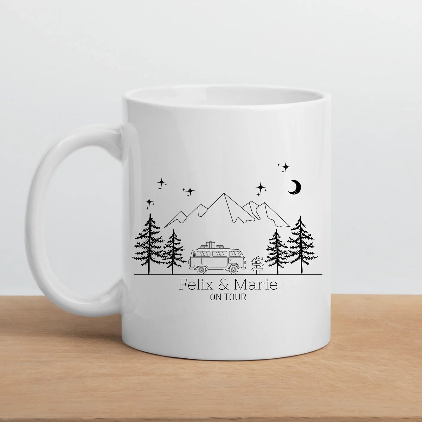 Emaille Camping Tasse Urlaubscamper