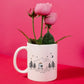 Emaille Tasse "Aquarell Camper"
