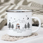 Emaille Tasse "Aquarell Camper"