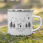 Emaille Camping Tasse Wanderer