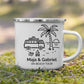 Emaille Camping Tasse Sommerurlaub