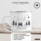 Emaille Camping Tasse Offroad