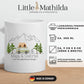 Personalisierte Emaille Camping Tasse Dachzelt