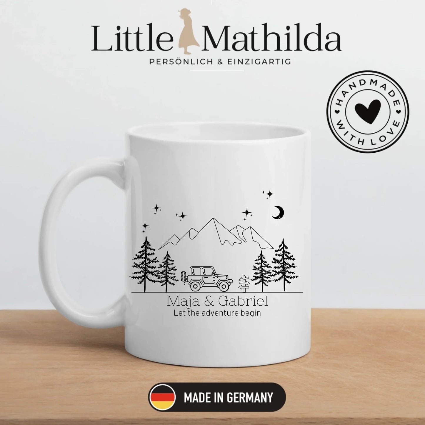 Emaille Camping Tasse Offroad Buddy