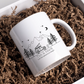 Emaille Camping Tasse Offroad mit Dachzelt
