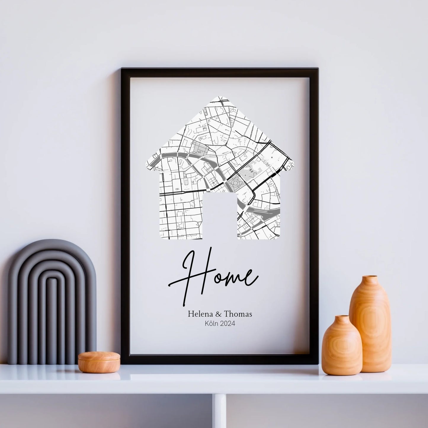 Affiche Personnalisée : Maison