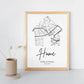 Affiche Personnalisée : Maison
