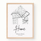 Affiche Personnalisée : Maison