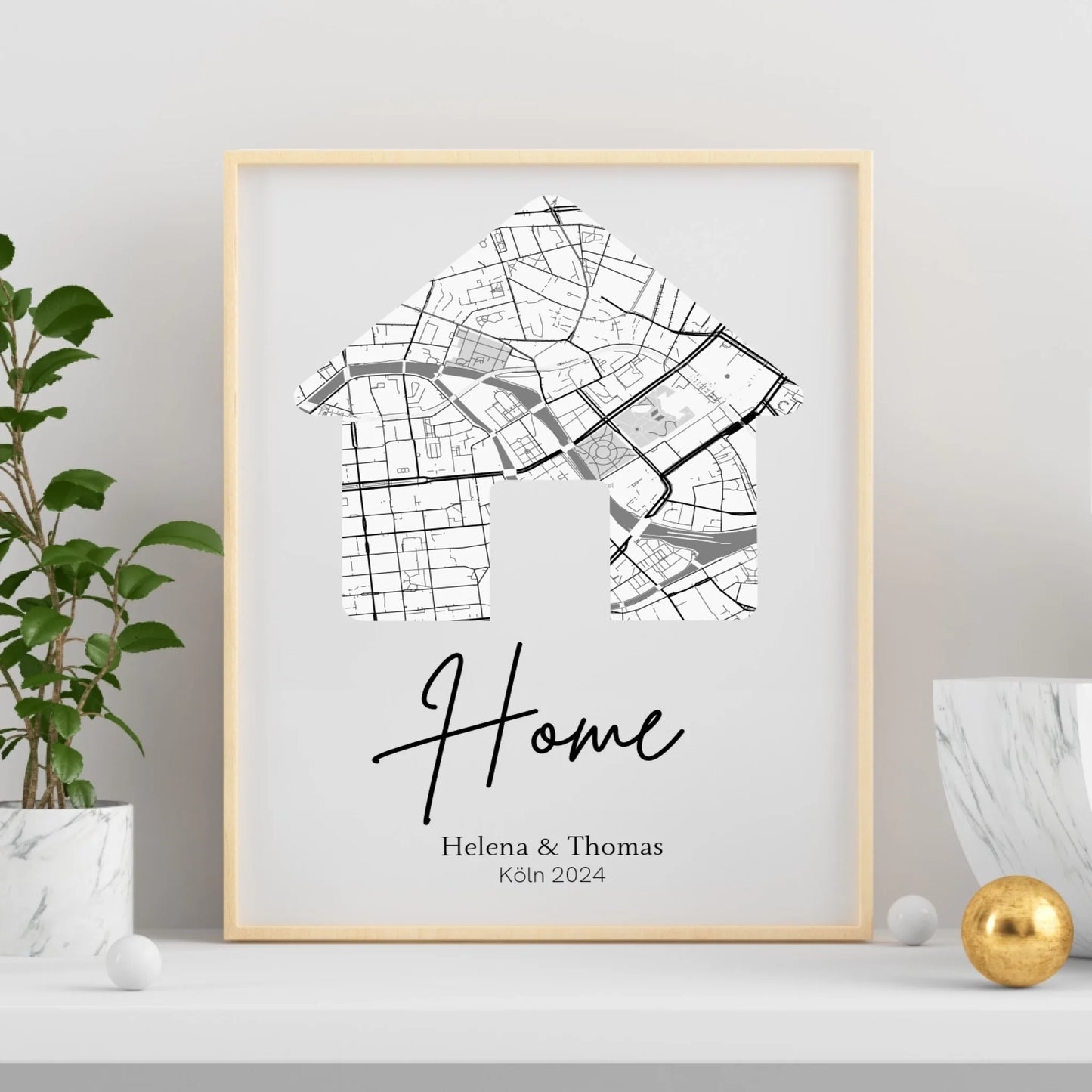 Affiche Personnalisée : Maison