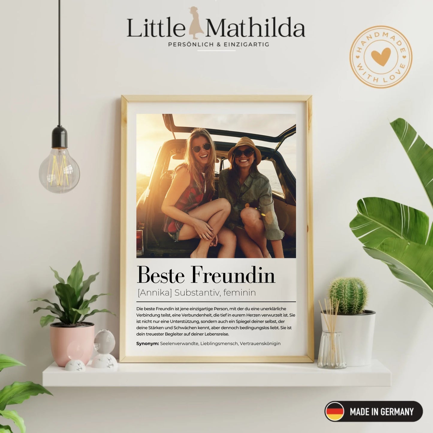 Definitionsposter "Beste Freundin"