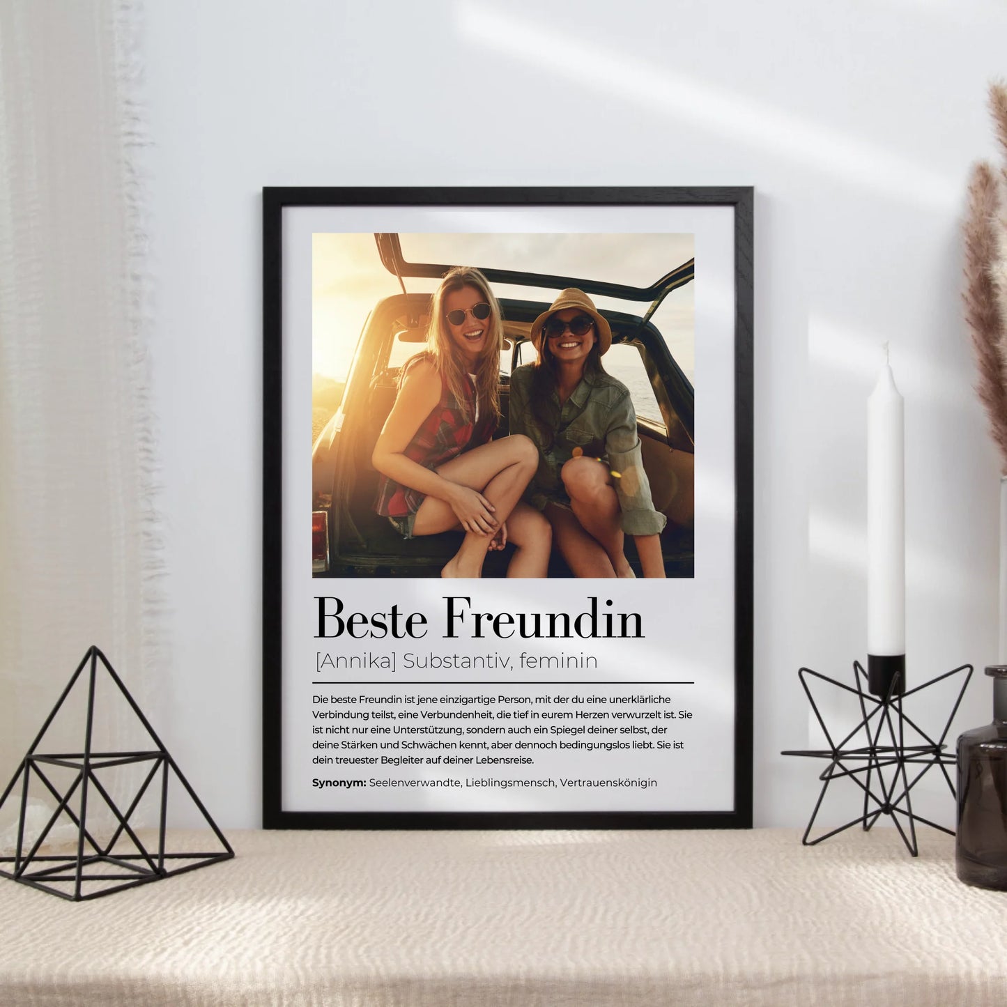 Definitionsposter "Beste Freundin"