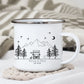 Emaille Camping Tasse Wohnmobil