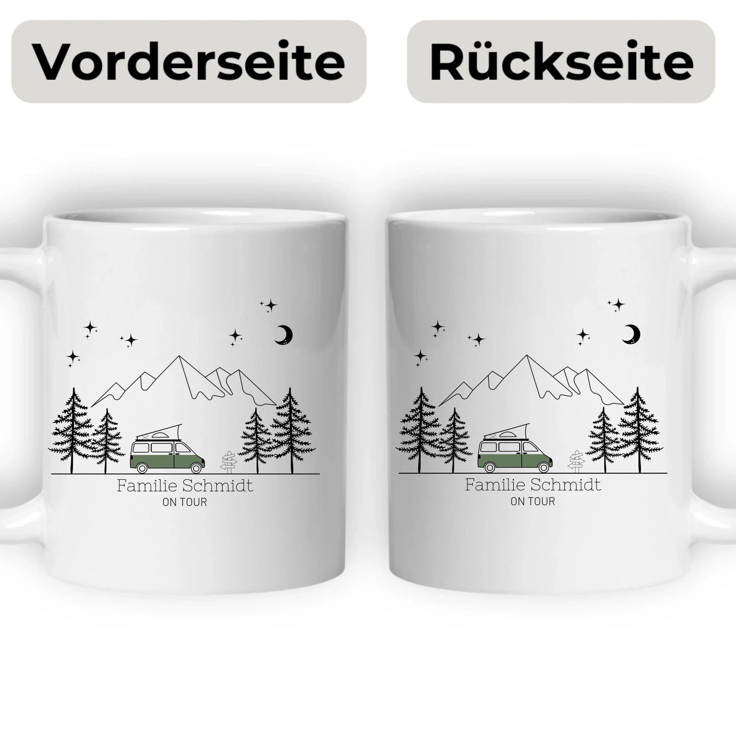 Camping Tasse "Van mit Aufstelldach"