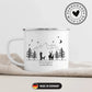 Jägertasse mit Hund und Hirsch