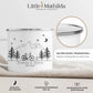 Emaille Camping Tasse retro Fahrrad