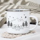 Emaille Camping Tasse realistisches Wohnmobil