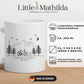 Emaille Camping Tasse retro Fahrrad