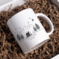 Emaille Camping Tasse Rennrad Fahrer