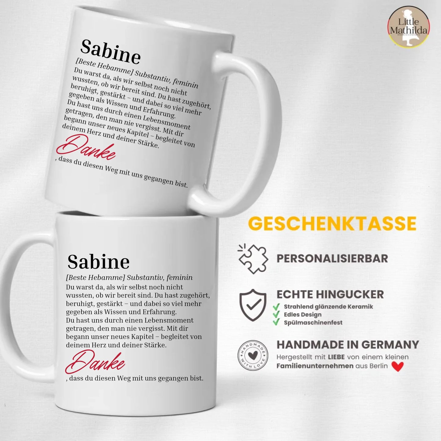 Geschenktasse zum Abschluss Bachelor Geschenk Prüfung bestanden Abschlussgeschenk von Little Mathilda (1)