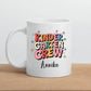 Personalisierte Kaffetasse "Kinder Garten Crew" mit Namen