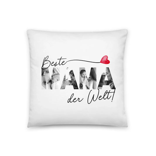 Personalisiertes Kissen "Beste Mama der Welt" 40x40cm