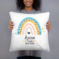 Personalized baptism pillow