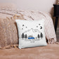 Camping cushion colorful camper with pop-up roof