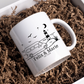 Emaille Camping Tasse Kastenwagen am Meer