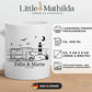 Emaille Camping Tasse Wohnwagen am Meer