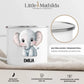 Personalisierte Kindertasse Elefant mit Namen