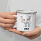 Personalisierte Kindertasse Elefant mit Namen