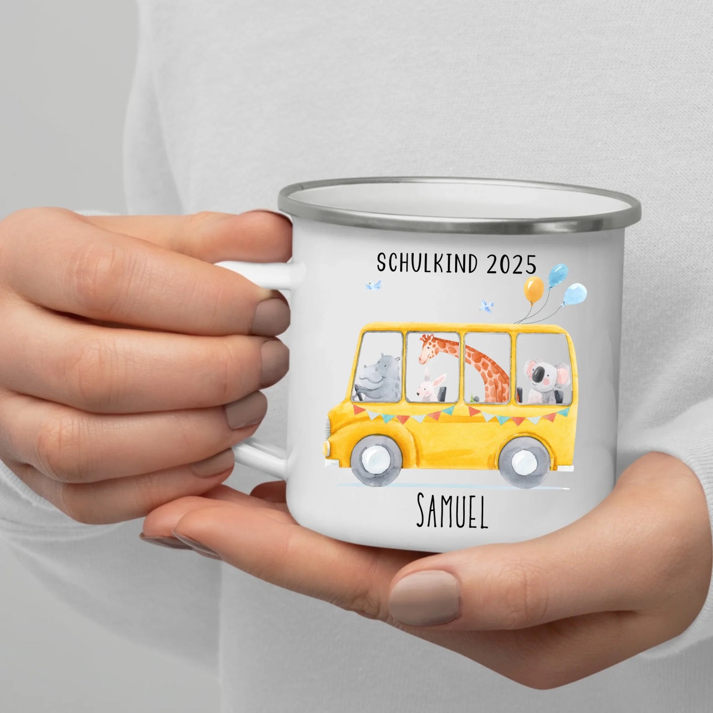 Personalisierte Tasse Schulkind zur Einschulung - Schulkind 2025