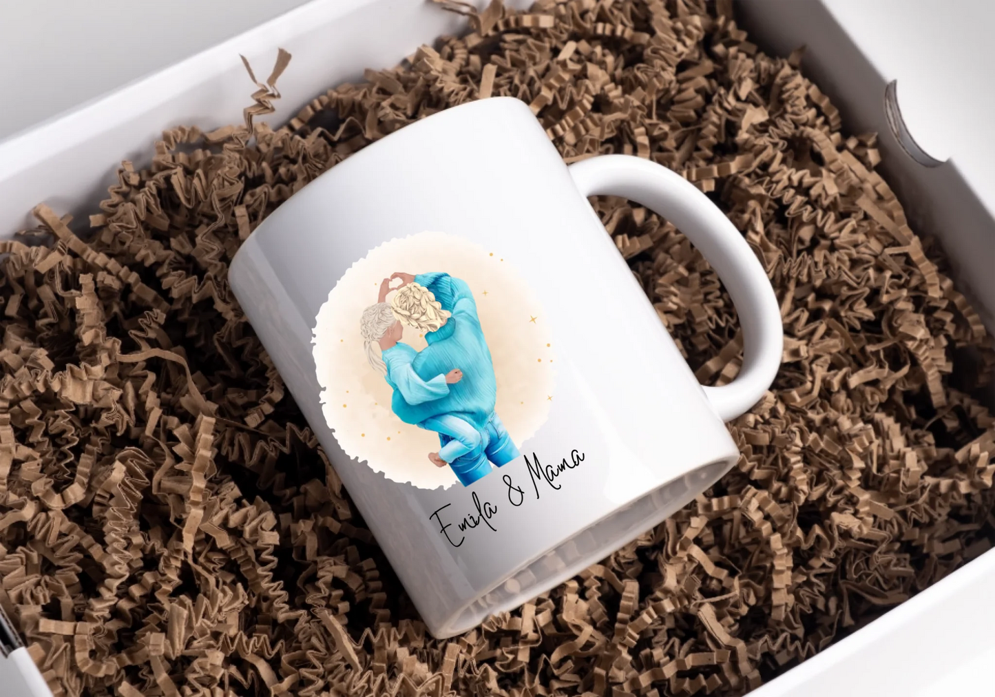 Mama & Tochter Tasse personalisiert mit Namen