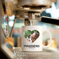 Personalisierte Geschenktasse für Hundebesitzer mit Foto "Frauchens Trinknapf"