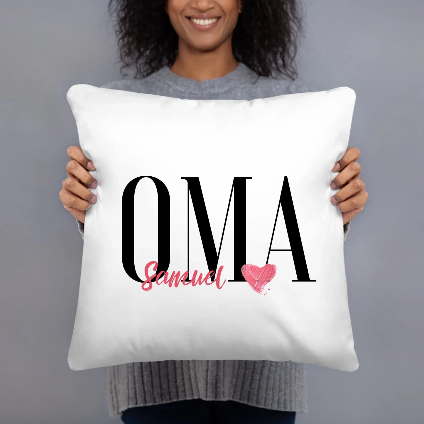 Grandma pillow with grandchildren's names