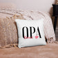 Grandpa pillow with grandchildren's names