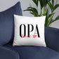 Grandpa pillow with grandchildren's names