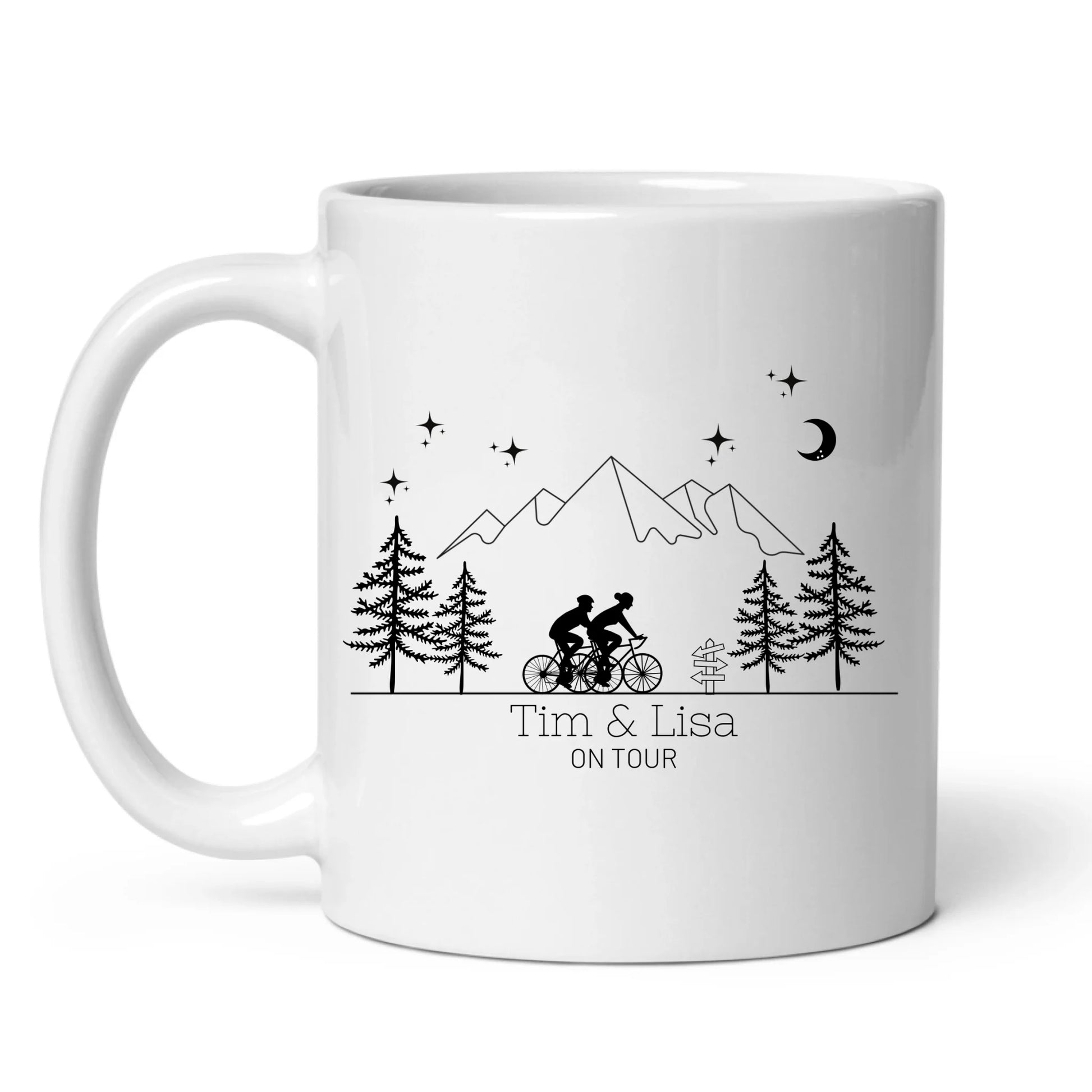 rennrad tasse Personalisierte Emaille Camping Tasse Rennrad Fahrer von Little Mathilda ab €19.99