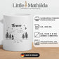 Personalisierte Emaille Tasse Angler "Petri Heil"
