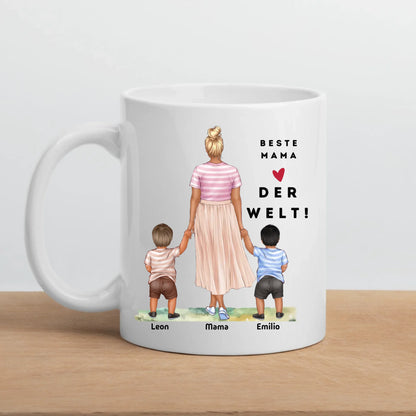 Mama Tasse: Personalisiert Mama Tasse mit Kind