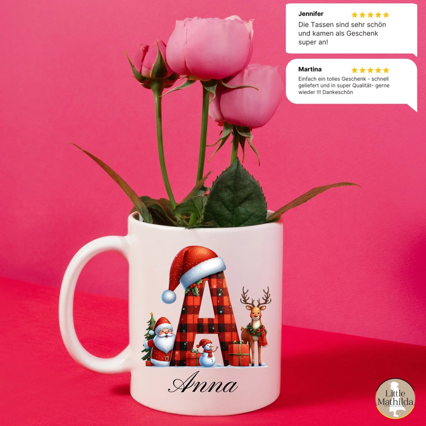 Personalisierte Keramik Tasse von Little Mathilda