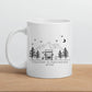 Personalisierte Emaille Camping Tasse Wohnmobil / Wohnwagen