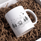Personalisierte Emaille Camping Tasse Wohnmobil / Wohnwagen