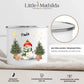 Individuell bedruckte Kindertasse mit Foto – personalisierte Emaille Tasse für Kinder von Little Mathilda