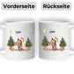 Personalisierte Weihnachtstasse für Kinder "Teddy"