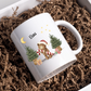Personalisierte Weihnachtstasse für Kinder "Teddy"