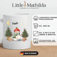Personalisierte Weihnachtstasse für Kinder "Schneemann"