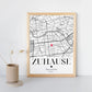 Personalisiertes Geschenk zum Einzug: Zuhause Poster mit Koordinaten