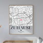 Personalisiertes Geschenk zum Einzug: Zuhause Poster mit Koordinaten