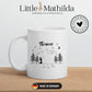 Personalisierte Emaille Tasse Angler "Petri Heil"
